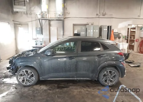 2022 Hyundai Kona N Line z USA, uszkodzony, nr VIN KM8K3CA34NU853653
